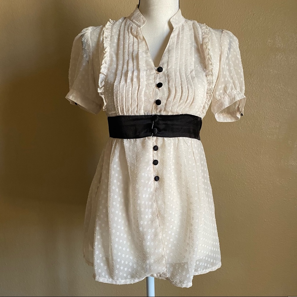 Charlotte Russe 100% Silk Top Size M